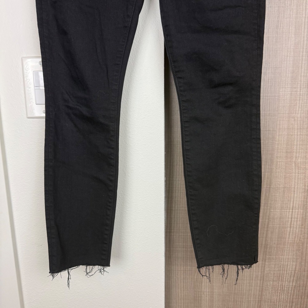 Mother Black The Pixie Ankle Fray Jeans in‎ Not Guilty - Picture 7 of 14